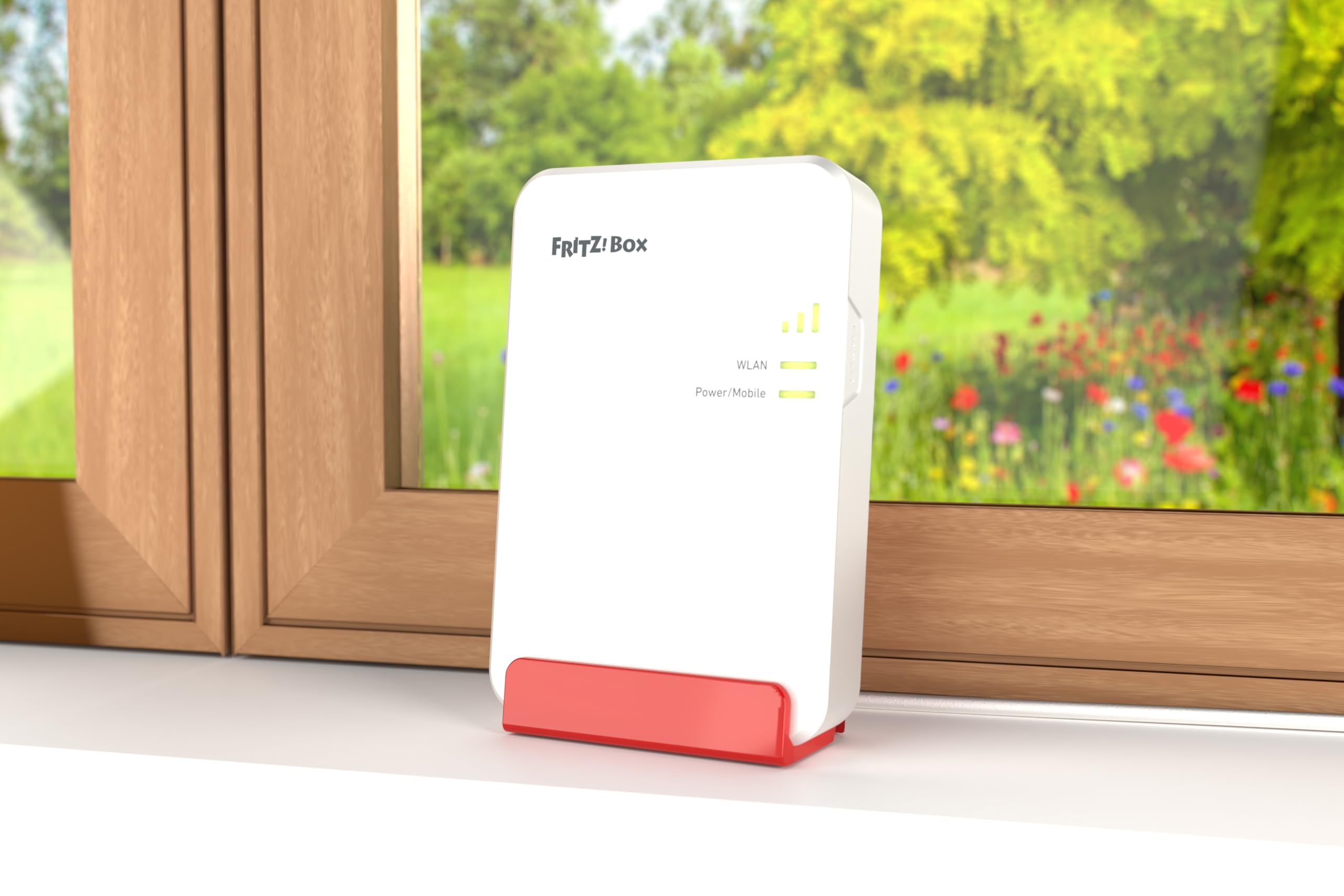 FRITZ!Box 6860 5G – Mobilfunk-Router mit Wi-Fi 6, PoE+, DECT & IP65-Gehäuse